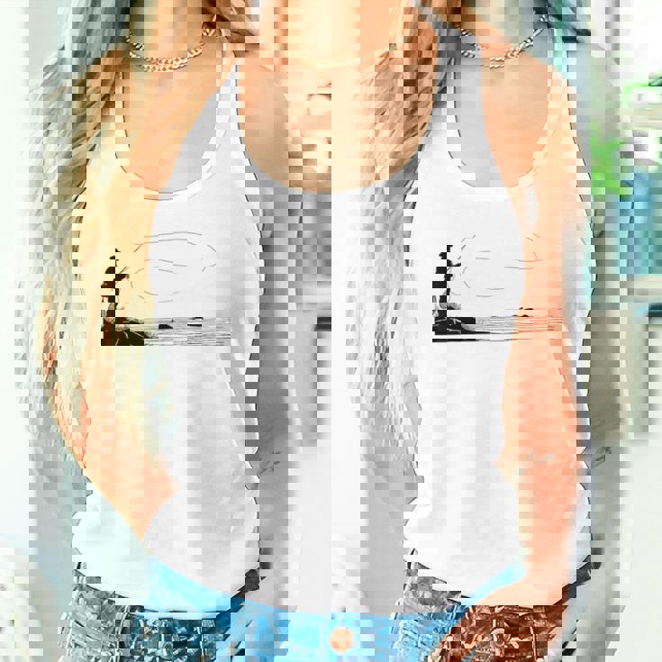 マス フライフィッシング サーモン タンクトップ