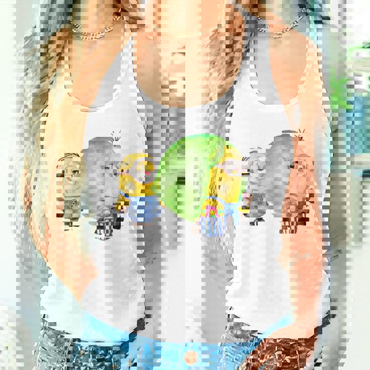 ミニオン Water Colorballoongum Green タンクトップ