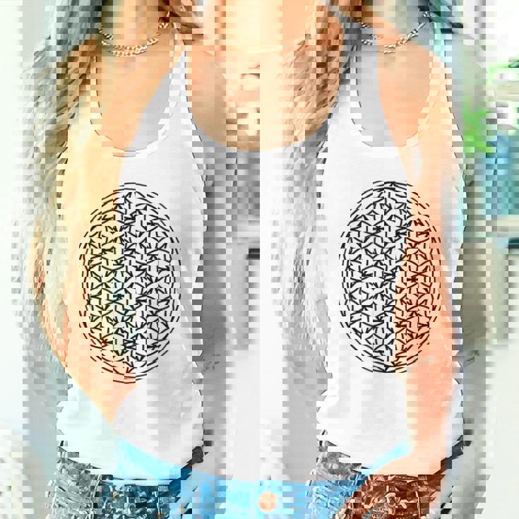 ミニマリスト フラワー オブ ライフ タンクトップ