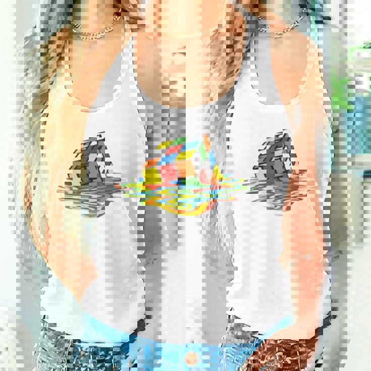 メルティング ルービックキューブ タンクトップ