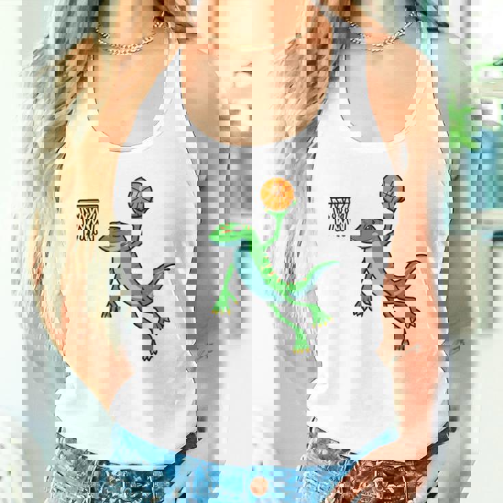 ヤモリ バスケットボール ホビー スポーツ 爬虫類 長袖tシャツ タンクトップ