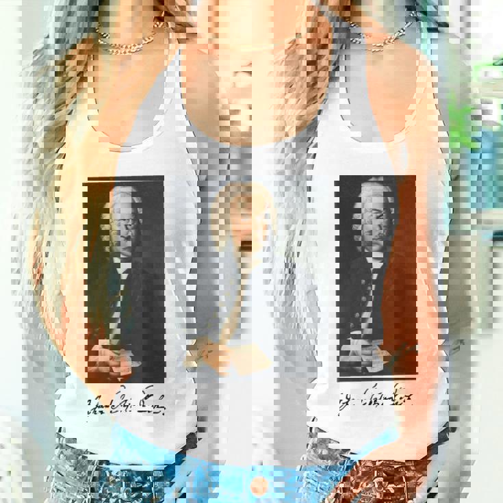 ヨハン・セバスティアン・バッハ 作曲家 クラシック音楽 Bach Composer Classical Music タンクトップ