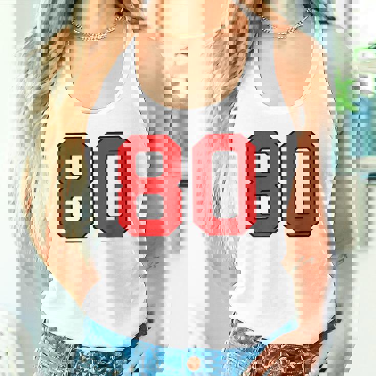 ラッキーナンバー80 クラシックカレッジアメリカン代表チームのファンプレイヤー タンクトップ