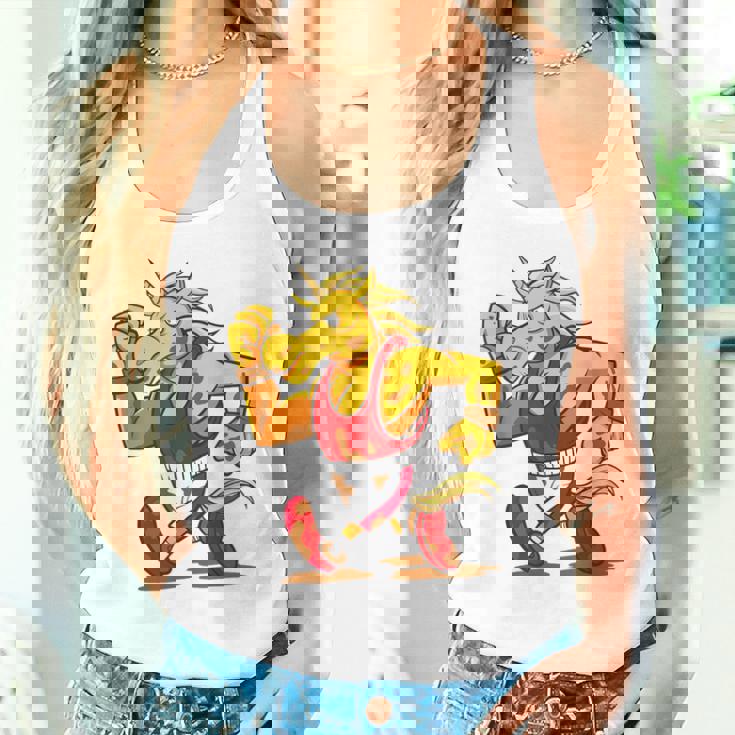 ランニング フィットネス スポーティ ユニコーン タンクトップ