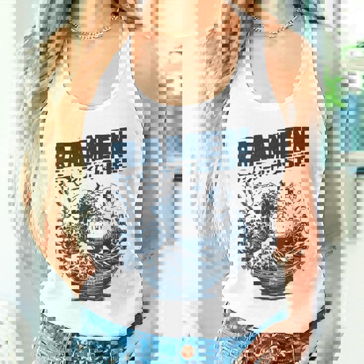 ラーメンは人生、マンガアニメオタクジャパンかわいいラーメン タンクトップ