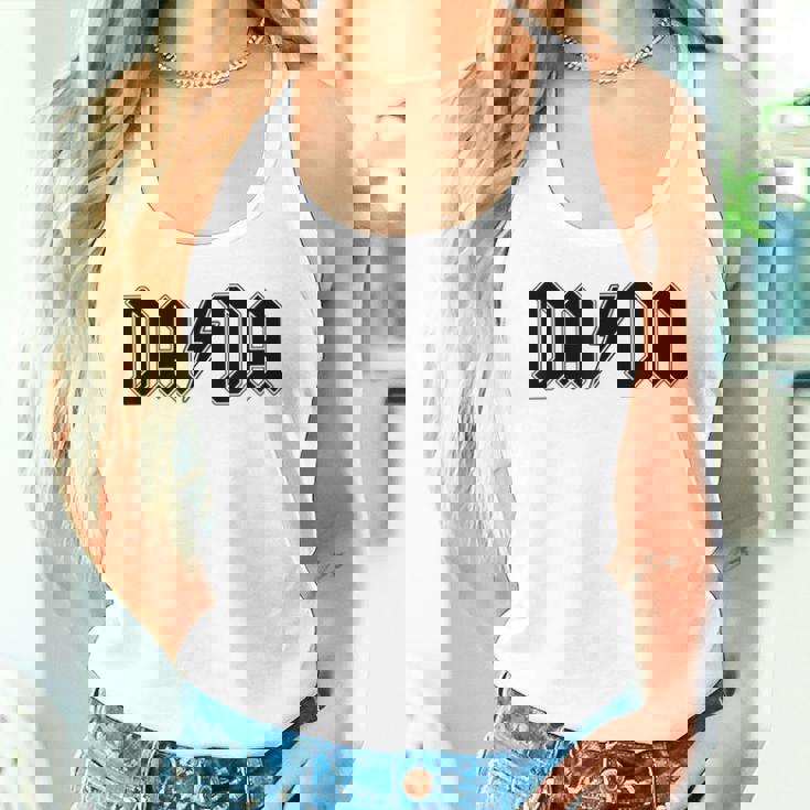 ロックンロール ダダ 父の日 新しいお父さんのために 彼のために ダダ タンクトップ