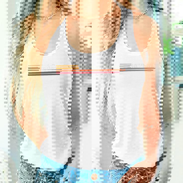 ヴィンテージ 1980年代グラフィックスタイル Town 'N' Country Florida 長袖tシャツ タンクトップ