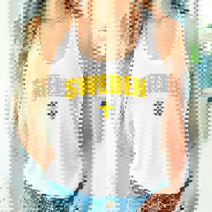 ヴィンテージ スウェーデン国旗 スウェーデン お土産 レトロ スウェーデン プライド タンクトップ