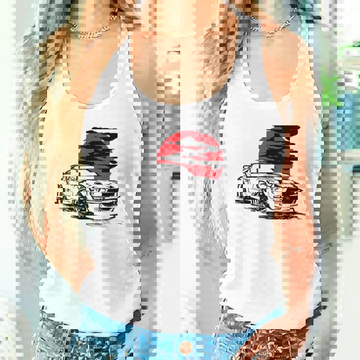 ヴィンテージジャパニーズクラシックカー、レーシングモータースポーツ タンクトップ