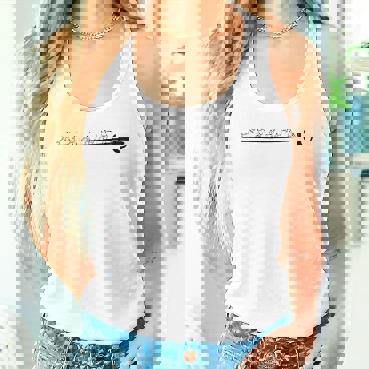 ヴィンテージフェンシング図面、フェンシング剣、レトロフェンサーデザイン。 タンクトップ