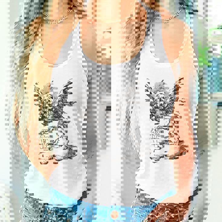 ヴェネツィア共和国のサンマルコ市の翼のあるライオン。 タンクトップ