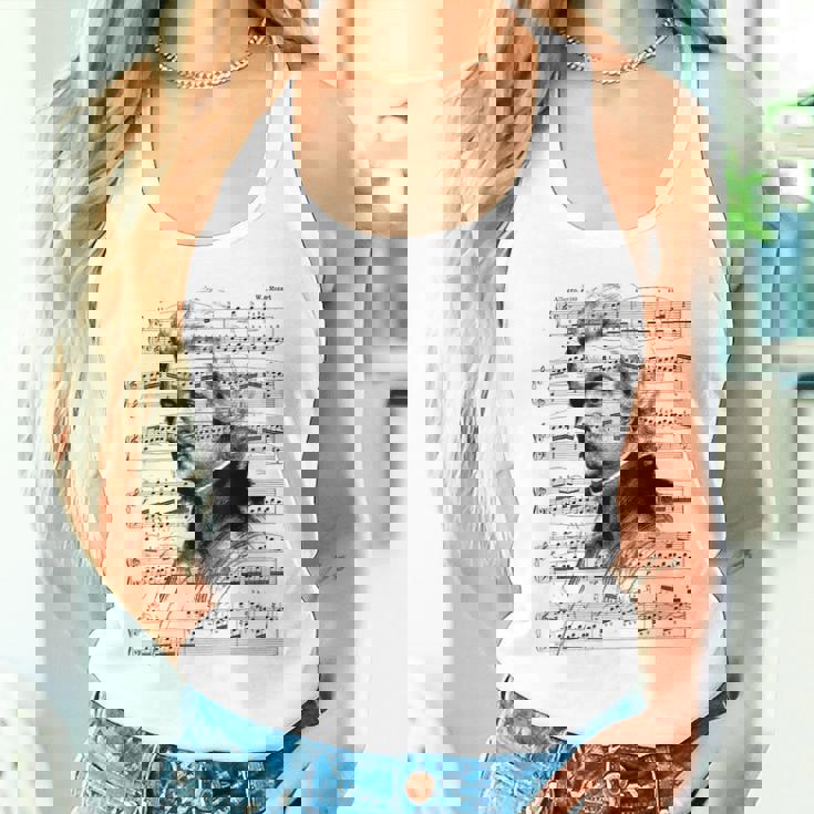 ヴォルフガング・アマデウス・モーツァルト 作曲家 ピアニスト モーツァルト 楽譜 タンクトップ