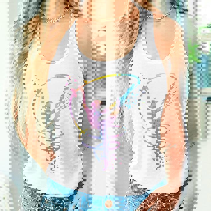 体操選手とバンドガールズ キッズ 新体操 タンクトップ