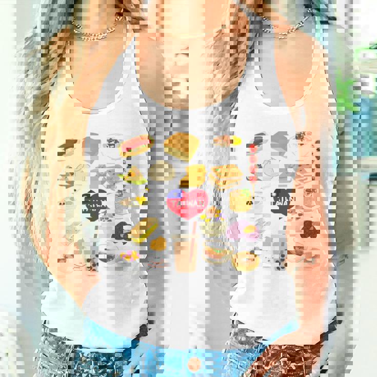 台湾の味 グルメ 国旗 ローカルフード 長袖tシャツ タンクトップ