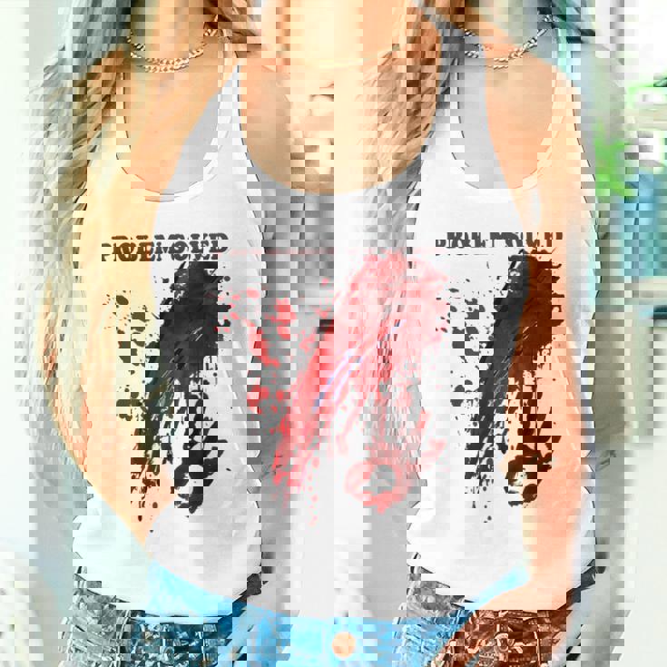 問題解決 血まみれのシャツ 血まみれのホラー タンクトップ