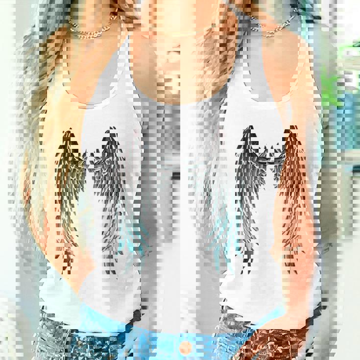 天使の羽 バックプリント タンクトップ