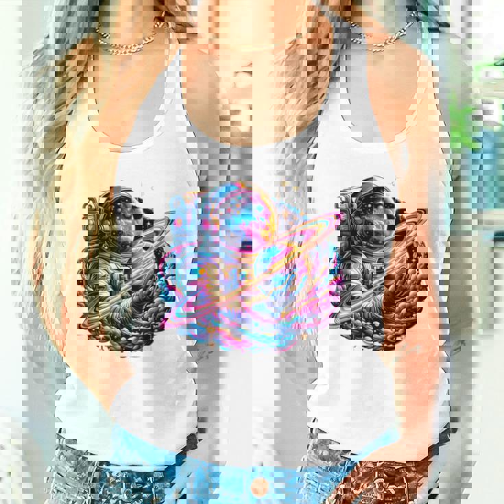 宇宙飛行士 惑星 科学 メンズ 宇宙 アート 宇宙飛行士 長袖tシャツ タンクトップ