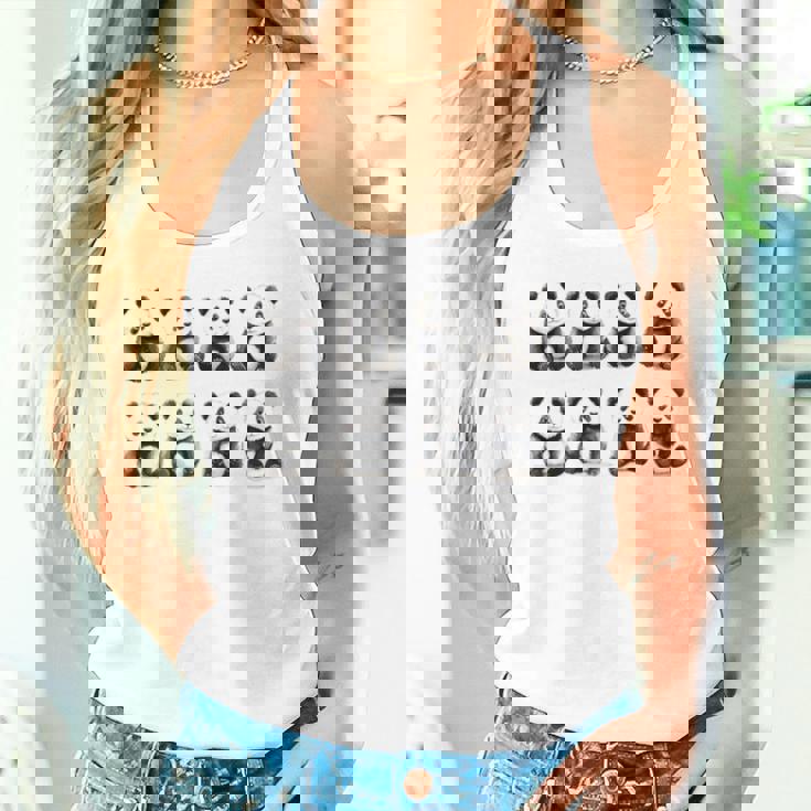 愛らしいパンダ柄かわいい動物デザイン 長袖tシャツ タンクトップ