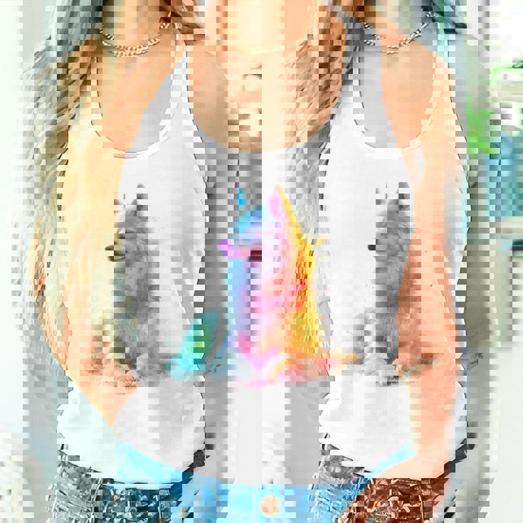 日本スピッツ 犬 モチーフ ペットアート 日本スピッツ タンクトップ