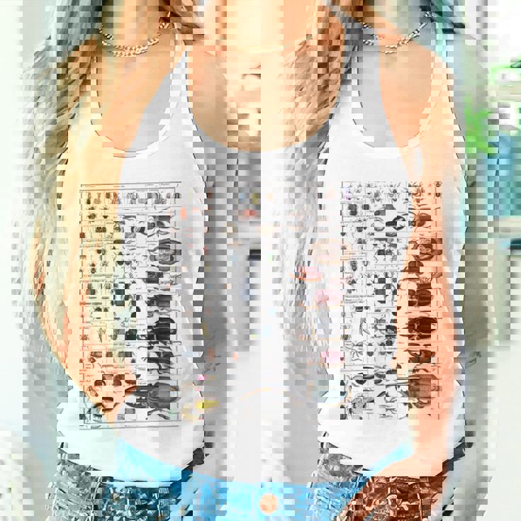 昆虫コレクション 種 虫 ビンテージ チャート 昆虫学 タンクトップ