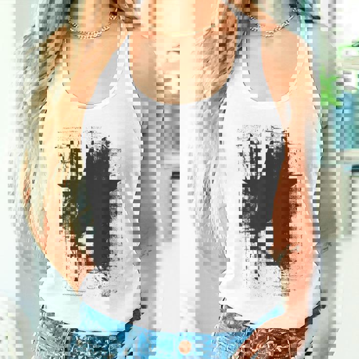 星 星柄 メンズ キッズ 半袖 マーク ロック おしゃれ かっこいい ワイルド ブランド 春夏 グランジステラ タンクトップ