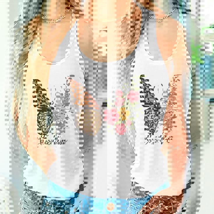 最高のママ史上最高の母の日祝福されたママ 長袖tシャツ タンクトップ