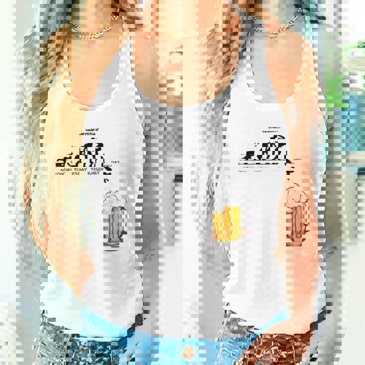 月曜日金曜日 スティックマン ビールウィークジャンプ エネルギー 皮肉 タンクトップ