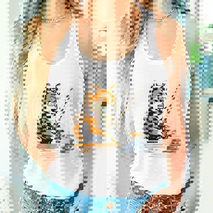 柴犬 犬 イヌ 面白いtシャツ 釣り 釣りバカ 釣り人 メンズ おもしろ 面白い 服 海釣り 川釣り 文字tシャツ 長袖tシャツ タンクトップ