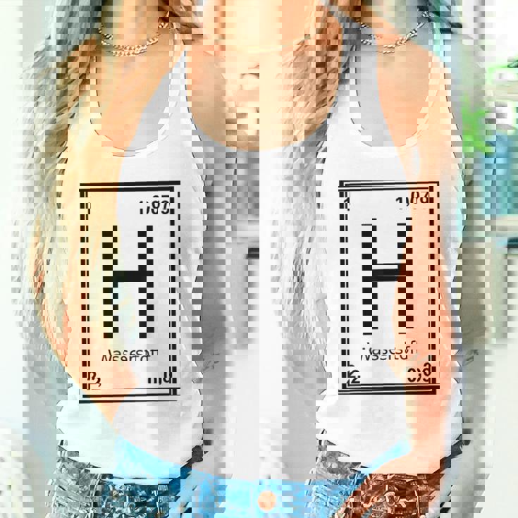 水素シンボルコスチューム。 タンクトップ