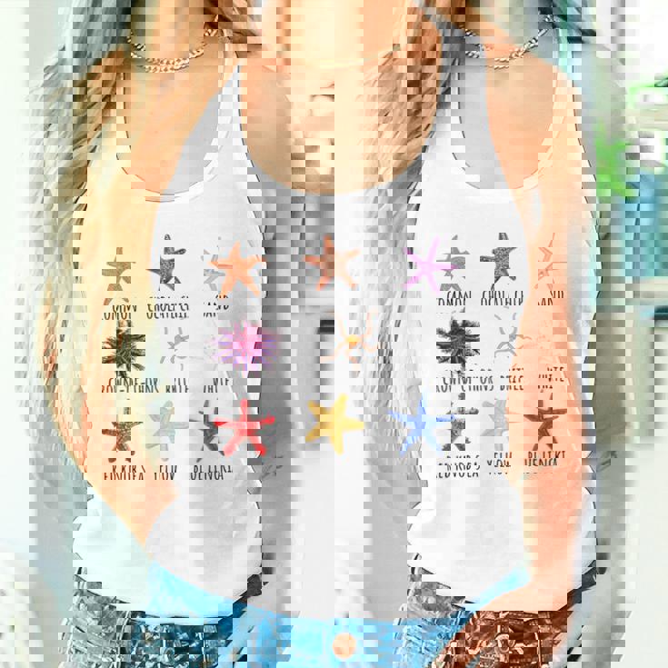 異なるタイプのヒトデの品種コレクション、かわいいヒトデ Lo タンクトップ