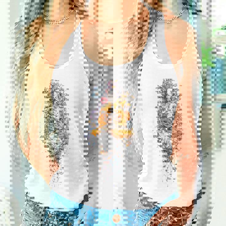 瞑想 仏 スピリチュアル ヨガ 禅 仏教 デザイン タンクトップ