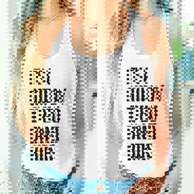 禁止された本を読むのに良い日だ面白いヴィンテージ タンクトップ