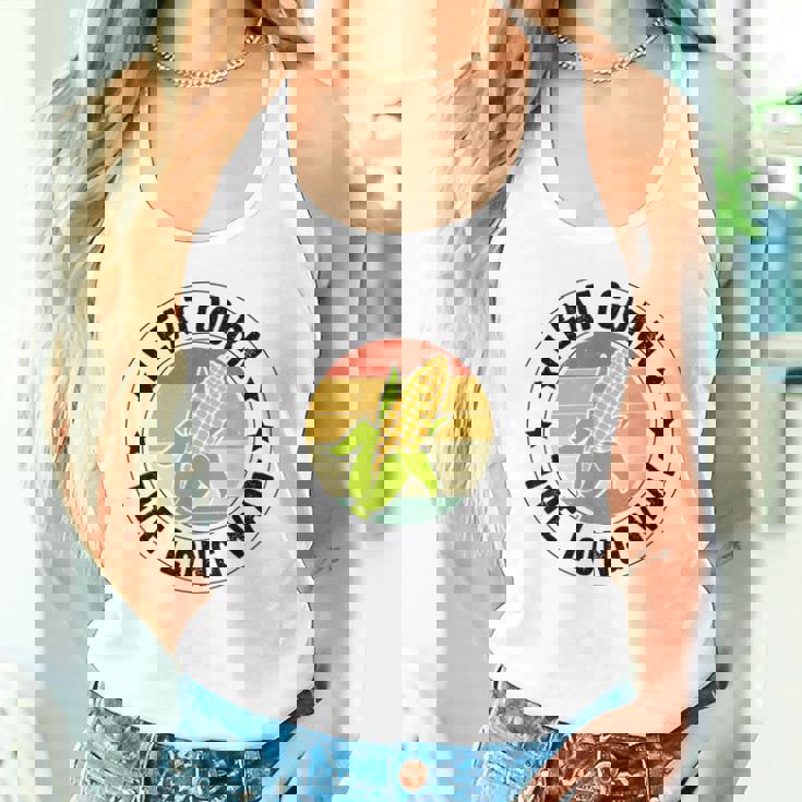 私はトウモロコシを食べます タンクトップ