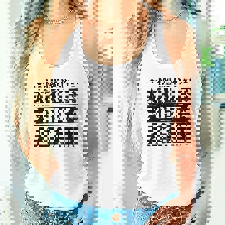 素晴らしいアキレス腱膝アパレル タンクトップ