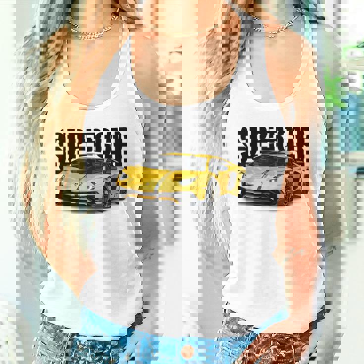 美しいエキゾチックなスーtシャツ、スポーツカー愛好家に最適。 タンクトップ