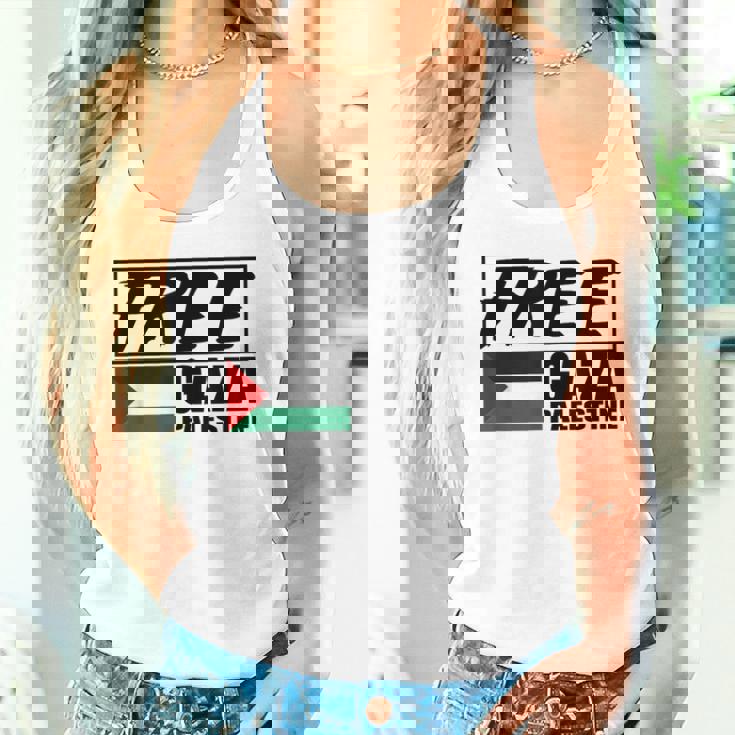 自由ガザ パレスチナ パレスチナ 国旗 自由パレスチナ ガザ タンクトップ