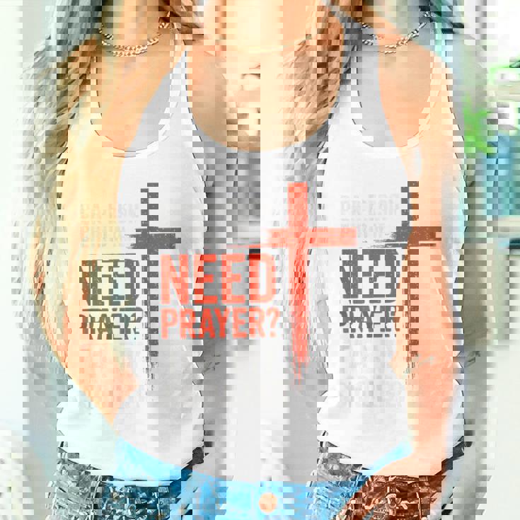 親愛なる私の後ろにいる人は祈りが必要だ、私の肩をたたいて信仰を タンクトップ