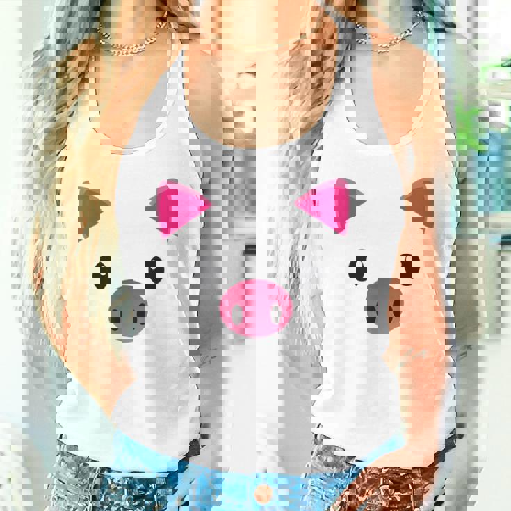 豚の顔 ハロウィン ティーカップ 豚 コスチューム ギフト タンクトップ