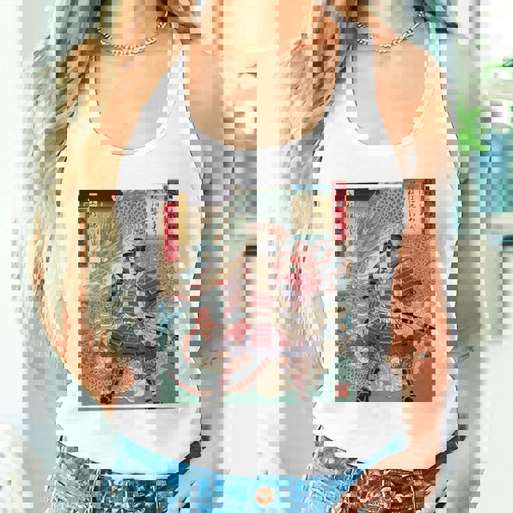 越後の龍 上杉謙信 長尾景虎 毘沙門天 軍神 バックプリント タンクトップ