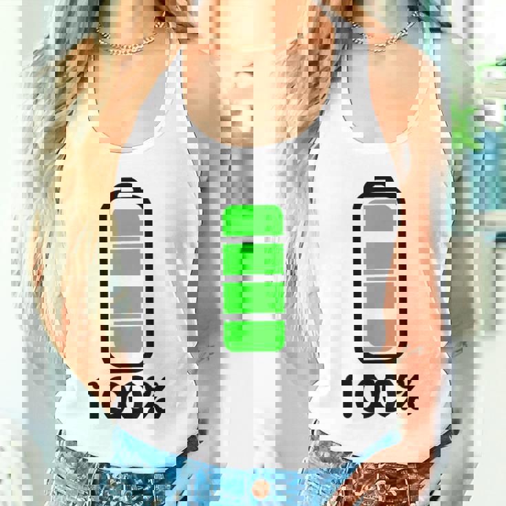 電池 100 フルバッテリー タンクトップ