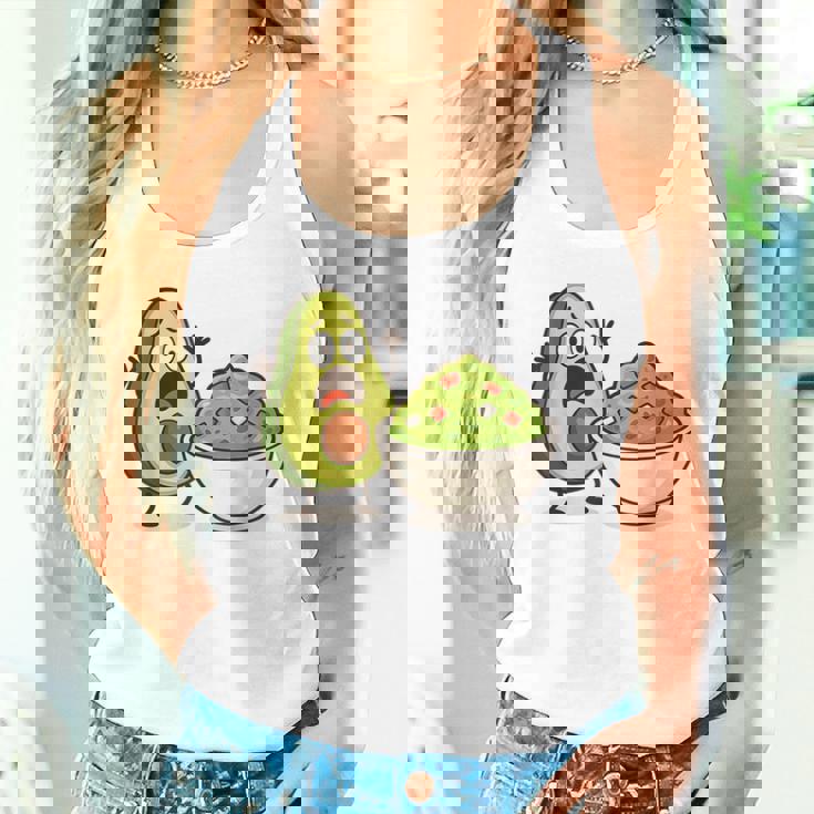 面白いアボカドワカモレ漫画パニック タンクトップ