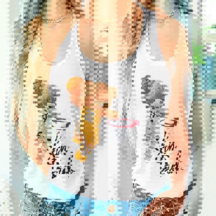 面白いテディベア スラムダンク テディベア バスケットボール タンクトップ