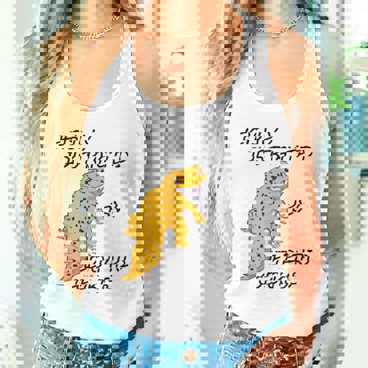 面白いヒョウモントカゲモドキ 発言するトカゲ 爬虫類 タンクトップ