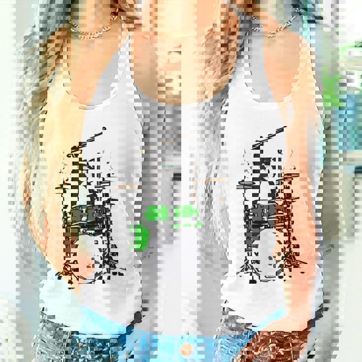 面白い猫 ドラム 猫 ドラマー 面白い ドラム 猫 タンクトップ