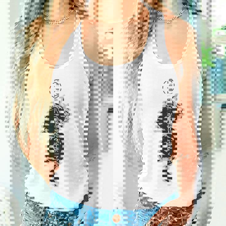 龍体文字 きに むく つる えて フトマニ図 神代文字 龍神様 縄文 かっこいい 開運 言霊 お守り タンクトップ