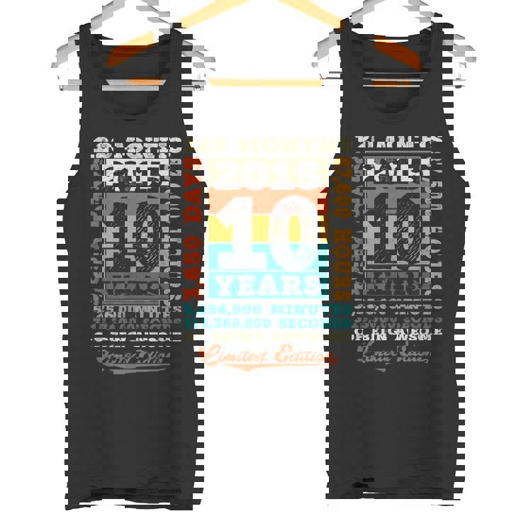 10歳の誕生日 10歳 120ヶ月 すごい生まれ 2015 タンクトップ