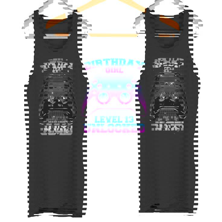13 Años De Edad Impresionanteideo Gamer Chica 13 Cumpleaños Chica Camiseta sin mangas