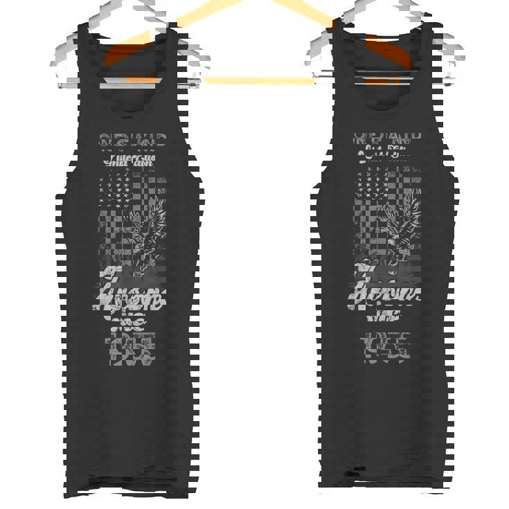 1955年、アメリカ国旗、イーグル、70歳の誕生日、愛国的 タンクトップ