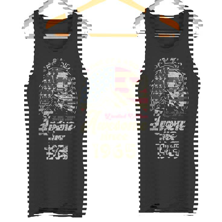 1965 愛国的なイーグル、60歳の誕生日、アメリカ国旗 愛国的 タンクトップ