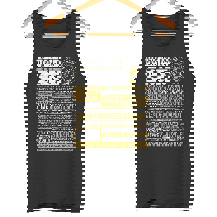 1965年 12月座 誕生日ギフト Born 12月agitarius タンクトップ